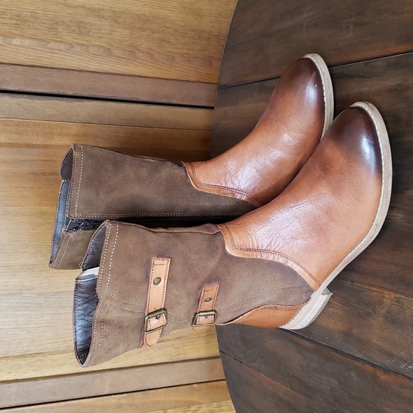 ROAN Shoes - ROAN Suze Suede Leather Boot Sz 6.5
